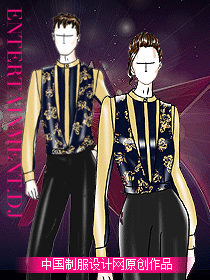 娛樂(lè)KTV服務(wù)員手繪服裝設(shè)計(jì)方案
