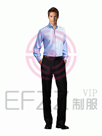 男裝長袖襯衫067