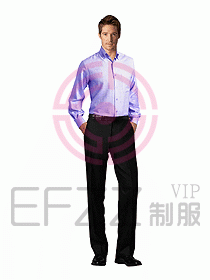 男裝長袖襯衫073