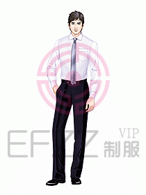 男裝長袖襯衫095