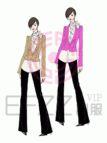 專柜營業(yè)員服裝455