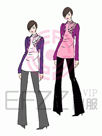 專柜營業(yè)員服裝458