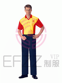 超市服務員服裝052