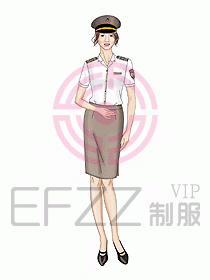公交汽運(yùn)乘務(wù)員制服047