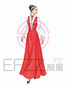 水療會所咨客服裝134