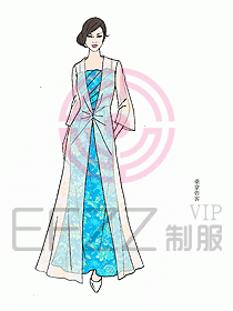 水療會(huì)所咨客服裝133