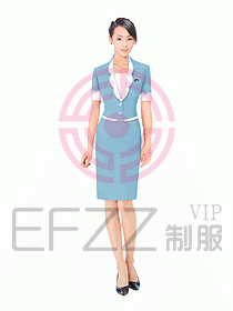 接待服務員服裝023