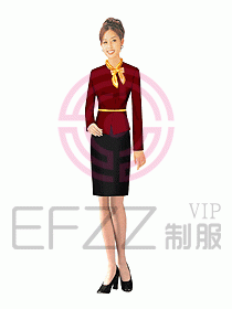 接待服務(wù)員服裝041