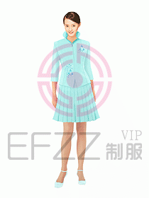 接待服務(wù)員服裝042