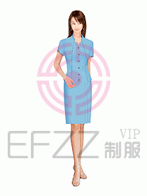 接待服務(wù)員服裝073