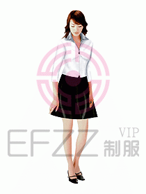 接待服務(wù)員服裝076