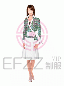 接待服務員服裝084