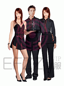 夜總會服務(wù)員服裝083