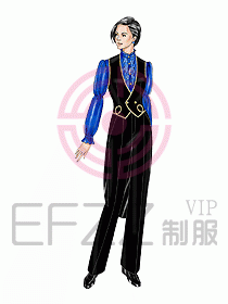夜總會服務(wù)員服裝091