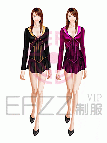 夜總會服務(wù)員服裝098