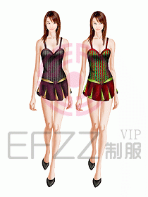 夜總會(huì)服務(wù)員服裝112