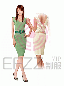 夜總會DJ小姐服155