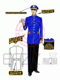 酒店門童制服140