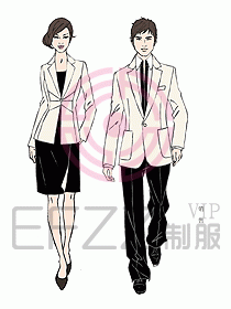 前廳大堂服務(wù)生制服196