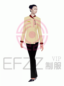 客房服務(wù)員服裝064