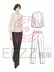 客房服務(wù)員服裝116