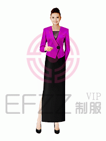 西餐咨客服裝084