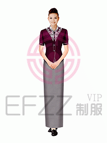 西餐咨客服裝118