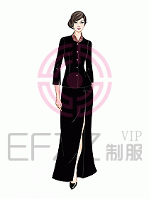 西餐咨客服裝134