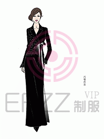 西餐咨客服裝137