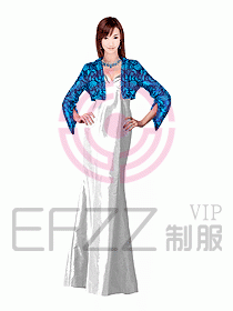 西餐咨客服裝142