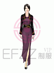 西餐咨客服裝151