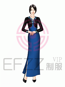 西餐咨客服裝160