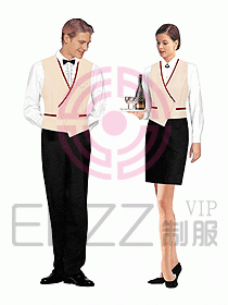西餐服務(wù)生服裝095