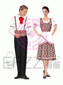 西餐服務(wù)生服裝103