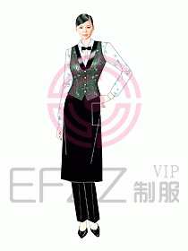 西餐服務(wù)生服裝248