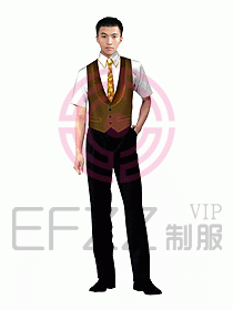 西餐服務(wù)生服裝317