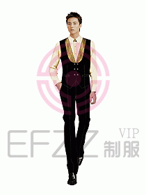 西餐服務(wù)生服裝323