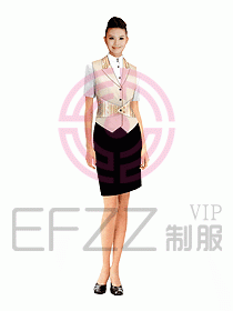 西餐服務(wù)生服裝338