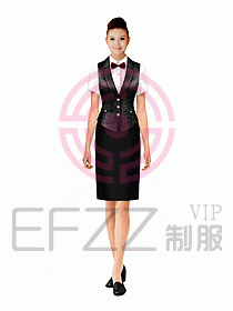 西餐服務(wù)生服裝360