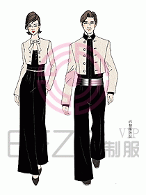 西餐服務(wù)生服裝398