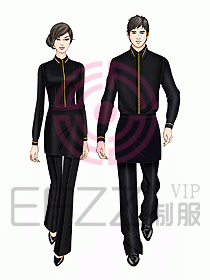 西餐服務(wù)生服裝412