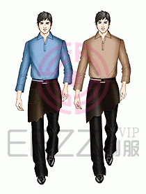 西餐服務(wù)生服裝421