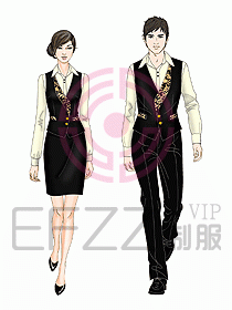 西餐服務(wù)生服裝454