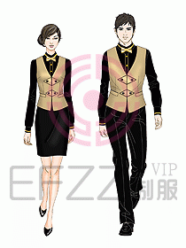 西餐服務(wù)生服裝457