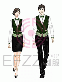 西餐服務(wù)生服裝468