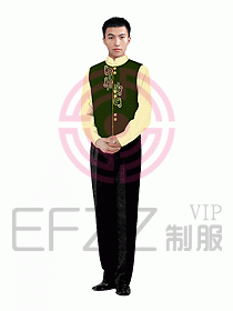 中餐服務(wù)員制服208