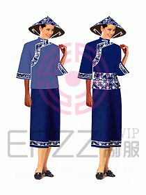 中餐服務(wù)員制服228