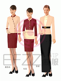 中餐服務(wù)員制服246