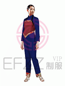 中餐服務(wù)員制服256