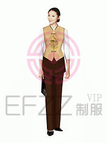 中餐服務(wù)員制服323